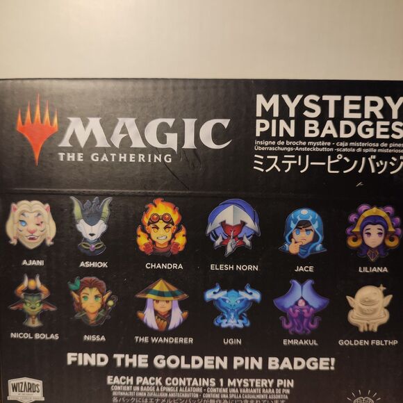 Magic The Gathering Mystery Enamel Pin Badges Series Display Case 12 MTG Pins - Picture 2 of 7